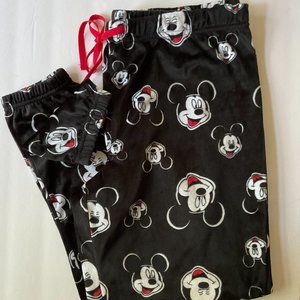 DISNEY "Mickey Mouse" Women's Pajama Bottoms EUC Size L